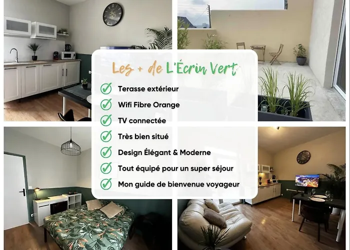 شقة L'ecrin - Rez De Chausse - Idealement Situe - Terrasse بولون-سور-مير